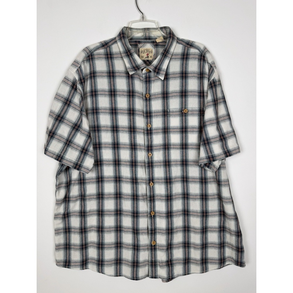 Red Head Brand Co Shirt Men's 3XL multicolor Short Sleeve Button Up
